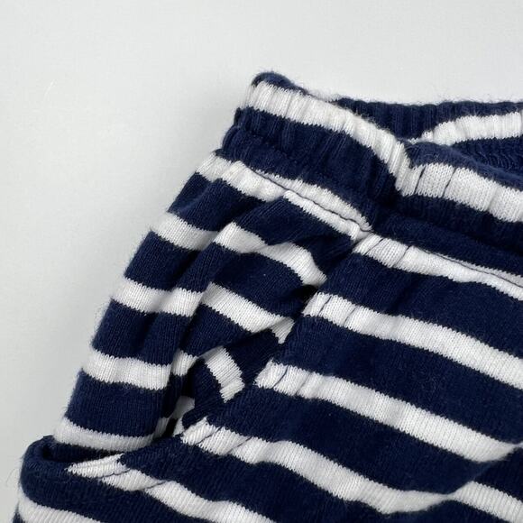 JoJo Maman Bebe Navy Striped Cropped Pants - Picture 3 of 6